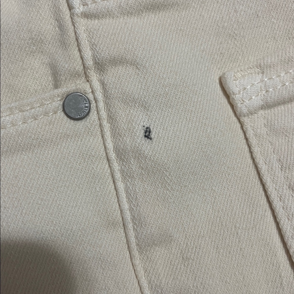 Athleta Flex High Rise straight Leg Ankle Jean in bone size 10 - Picture 9 of 9